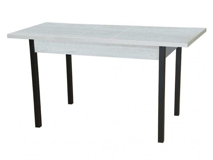 Колорадо стол обеденный раздвижной / бетон белый/черный