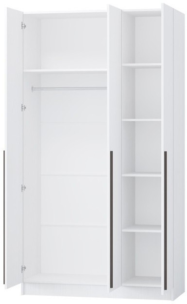 Шкаф Бастион ЛДСП 1,2 (Крафт золотой / Белый древесный)