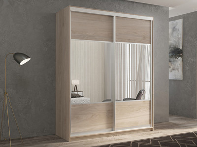 Шкаф-купе Кааппи 6 Кастелло Серый 160х45х230 см