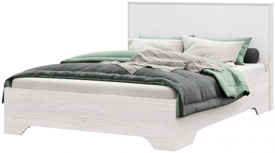 Кровать с подъемником Сальма КР 025 (1482х970х2136) анкор/белый глянец