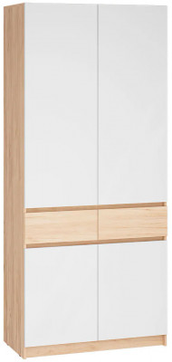 мс для прихожей Стоуби ШК-1000 дуб крафт золотой/глянец белый