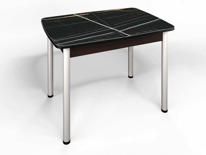 Стол СМ-3 Флорида ноги окрас круглый венге/серебро