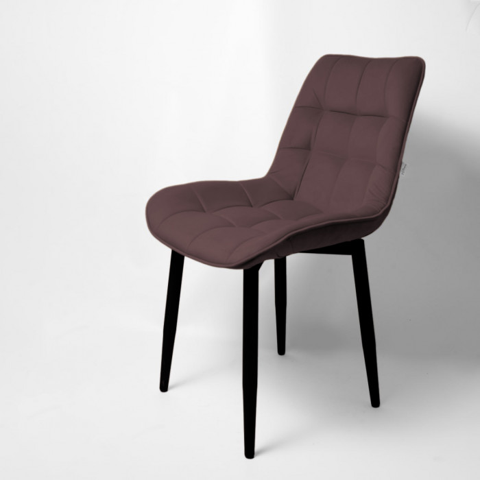 Стул "Бостон" белый матовый Velutto 36 какао