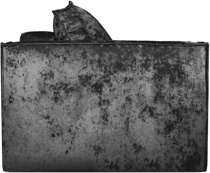 Диван-кровать Лофт Люкс Плюш, еврокнижка, пружинный блок,140х195, черный