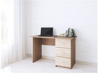 Письменный стол Сити-1 ясень шимо/дуб сонома