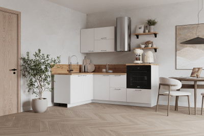 КГ Угловой 1500*2100 (без пм) , Белый софт матовый  Арника РМ в.2