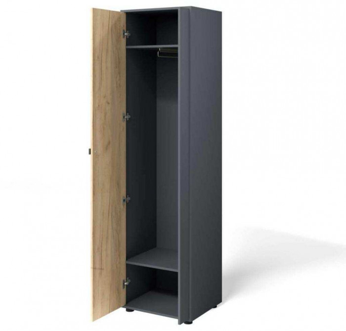 Шкаф Мини-Лайт МЛ-2 дуб крафт/графит