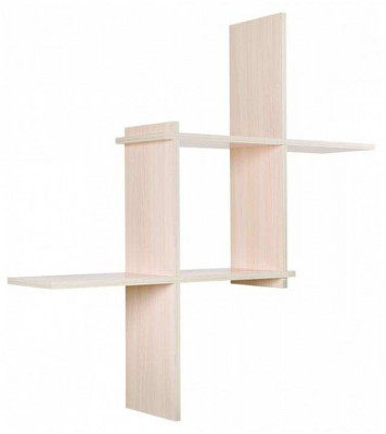 Полка навесная Кубик-3 Дуб беленый