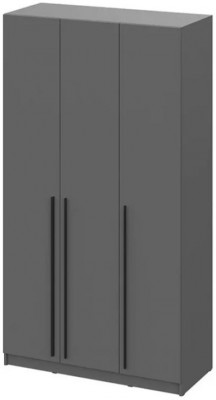 шкаф распашной Берген ШК-1200 серый графит/серый графит