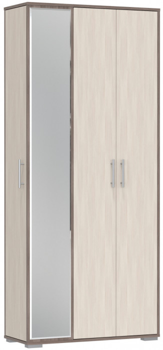 Прихожая 2-3421бод.тем/св Домино-мини, цвет бодега тёмный/бодега светлый, ШхГхВ 88х36х202 см., универсальная сборка