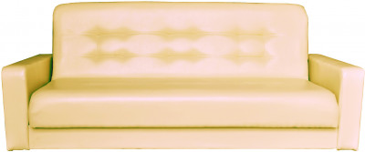 Диван Аккорд 140 бежевый , пружинный блок Боннель