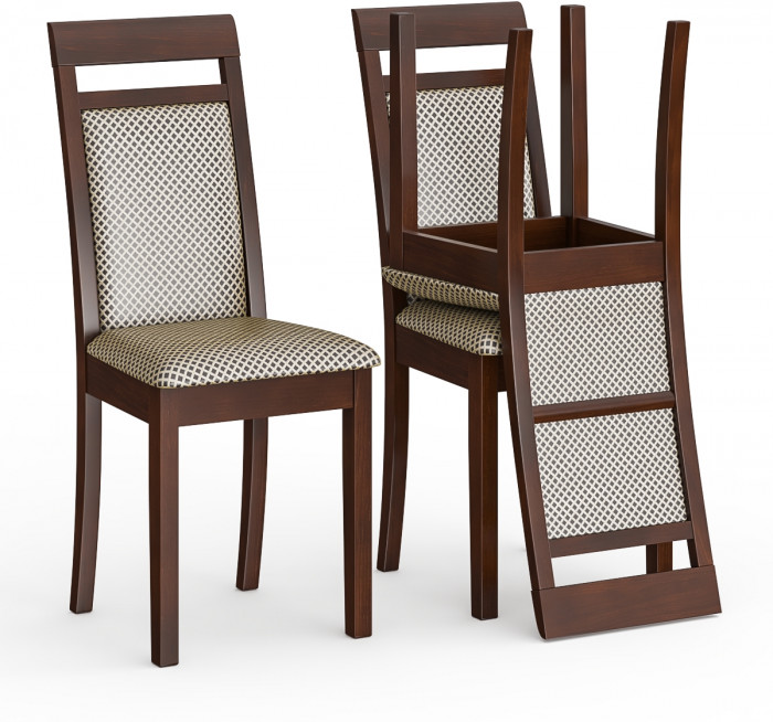 Три стула Мебель--24 Гольф-12 разборных, орех