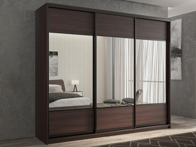 Шкаф-купе Кааппи 6 Венге 240х45х230 см