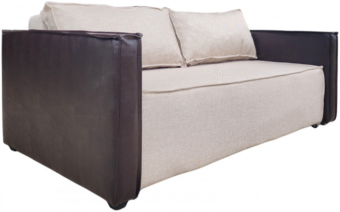 Диван-кровать Барон 160, аккордеон, 160х200, рогожка, бежевый