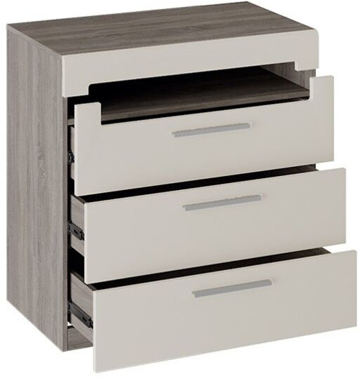 Фьюжн ТД-260.04.01 Комод (Бежевый, Дуб Сонома трюфель)