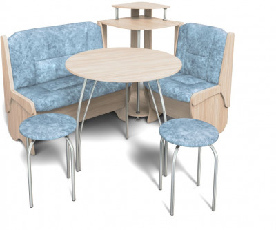 Кухонный набор Лотос ясень светлый/лагуна