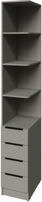 Угловое завершение Мадрид (0,35) с 4 ящ. правое, Мокко