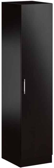 Кровать 0900 + Пенал Стандарт, цвет венге, ШхГхВ 93,5х203,5х70 + 45х52х200 см., сп.м. 900х2000 мм., без матраса, основание есть