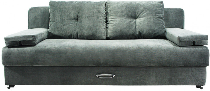 СПБ Диван-еврокнижка Амстердам мини люкс серый