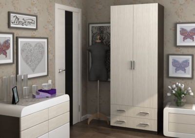 Шкаф Дуэт платяной (Венге / лоредо)