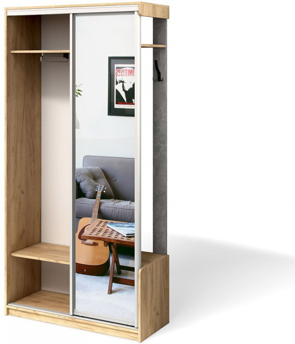 Прихожая Лайт Дуб Крафт золотой / Ателье светлое