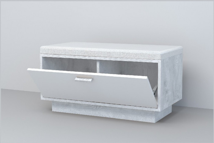 Эго Обувница ОБ-1 ПД (Камень Темный/Дуб Крафт Золотой)