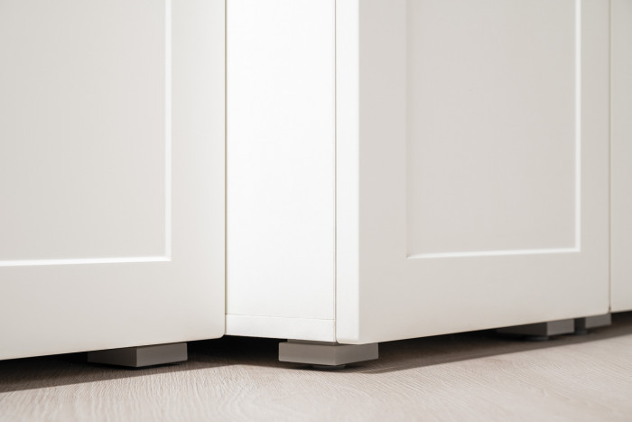 Остин Прихожая 34, белый шагрень/дуб крафт золотой