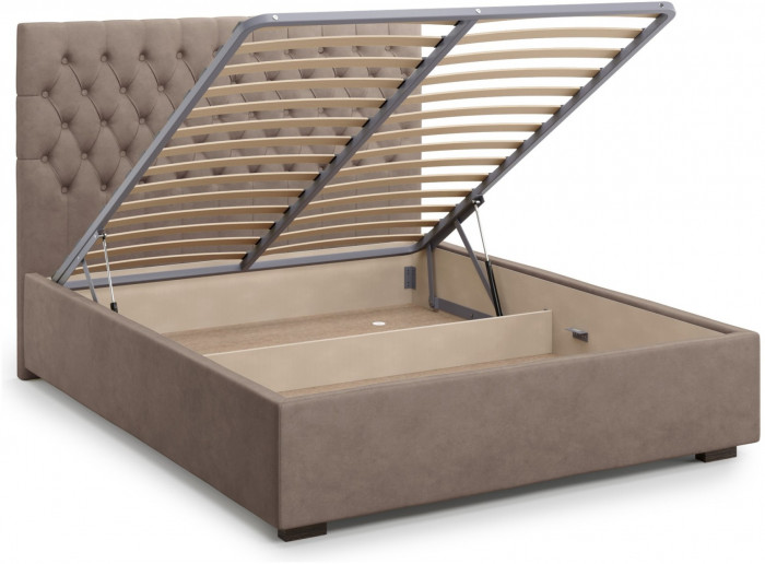 Кровать Nemi 180 с подъемным механизмом, Velutto 22