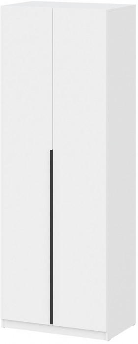 Шкаф распашной с наполнением (3 полки + 2 ящика + штанга) ШК 5 (800), Белый