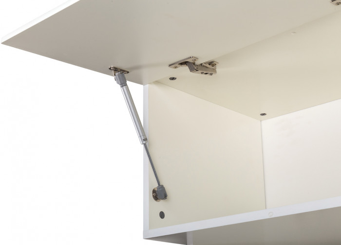 Ливерпуль Шкаф многоцелевого назначения 13.21, цвет ясень ваниль/белый, ШхГхВ 100,1х41,4х220,3 см., универсальная сборка, подходит карниз 1000 #165002