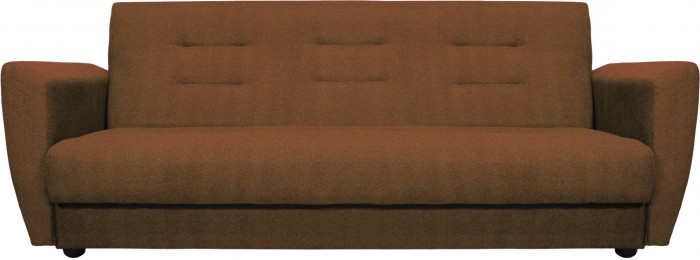 Раскладной диван-кровать, прямой, книжка, цвет коричневый, Лира 120х190