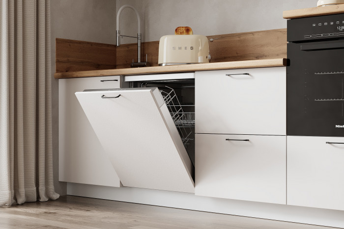 КГ Угловой 1500х2700 (с пм) , Белый софт матовый  Арника РМ