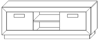 Тумба для медиатехники 