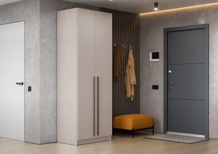 шкаф распашной Берген ШК-800 кашемир/кашемир