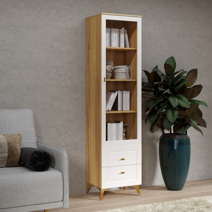 Шкаф-витрина Вега Сапфир