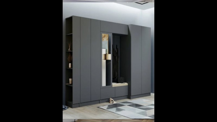 Прихожая Руэлла, композиция 1, графит серый