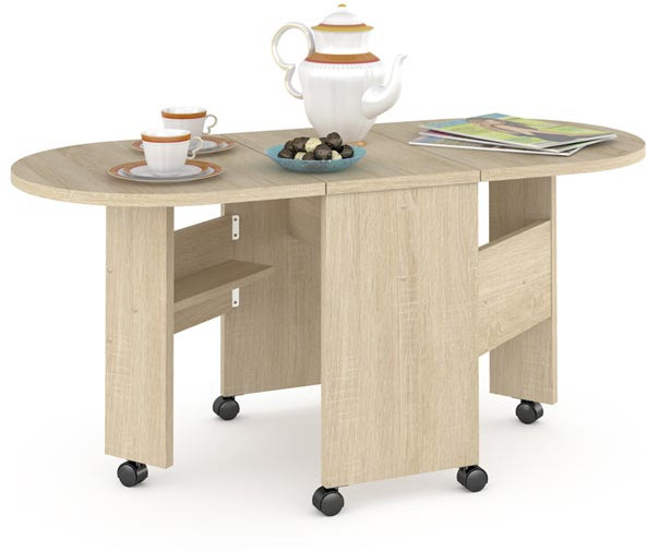 Глория 601 Стол-книжка журнальный, дуб сонома