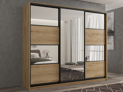 Шкаф-купе Кааппи 5 Эвок Прибрежный 210х45х230 см