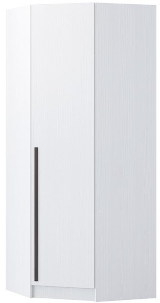 Шкаф Бастион ЛДСП угловой (Крафт золотой / Белый древесный)