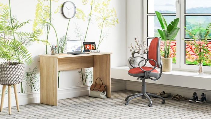 Мори письменный стол МСП1200.1, дуб сонома