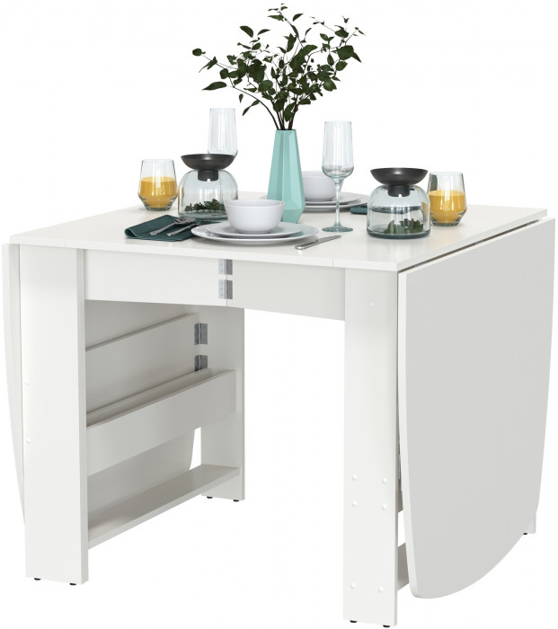 Стол-книжка 1-66бел, белый