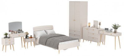 Афина Спальня 28-1200, кашемир серый