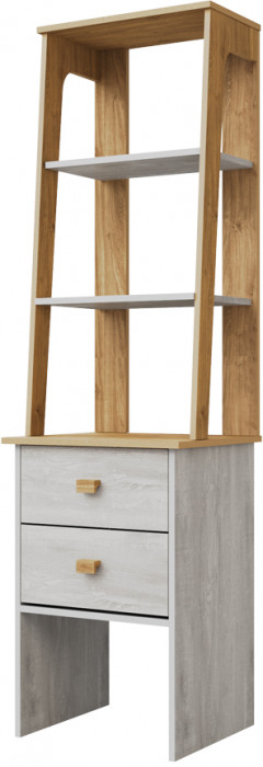 Модульная подростковая комната "Скандинавия" - Бетон пайн светлый/Дуб наварра