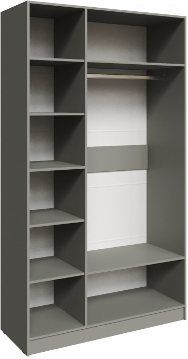 Шкаф Мадрид (1,2) с зеркалом, Мокко