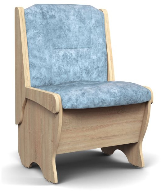 Скамья Лотос 550 дуб сонома/лагуна