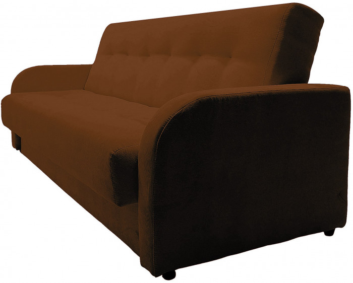 СПБ Диван-книжка ЛОНДОН коричневый 140 ЛЮКС, пружинный блок Боннель