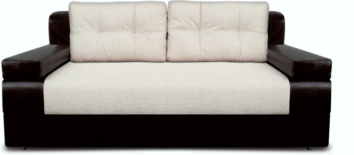 Диван-еврокнижка Амстердам Мини Люкс, 150х195 пружинный блок, велюр черный