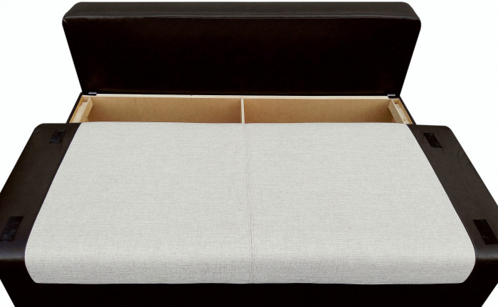 Диван-еврокнижка Амстердам Мини Люкс, 150х195 пружинный блок, велюр черный