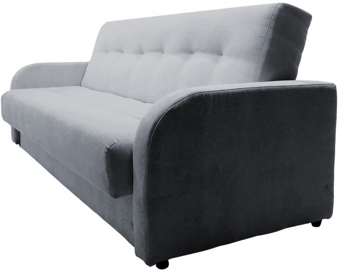 Диван-книжка ЛОНДОН серый 140 ЛЮКС ППУ