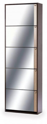 Обувница Комфорт К-5S с зеркалом Венге/Дуб